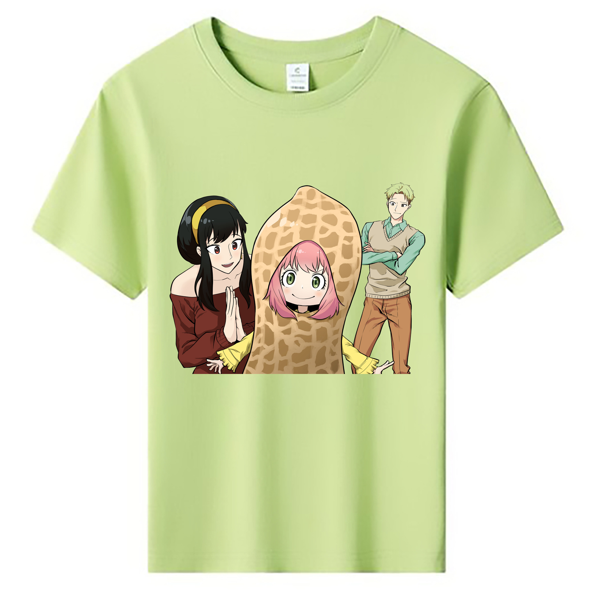 （画像用） SPY×FAMILY间谍家家酒 綿100％キッズTシャツ（フロントプリント）